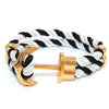 Hip-Hop Retro Punk Anchor Alloy Plating Men'S Bracelets