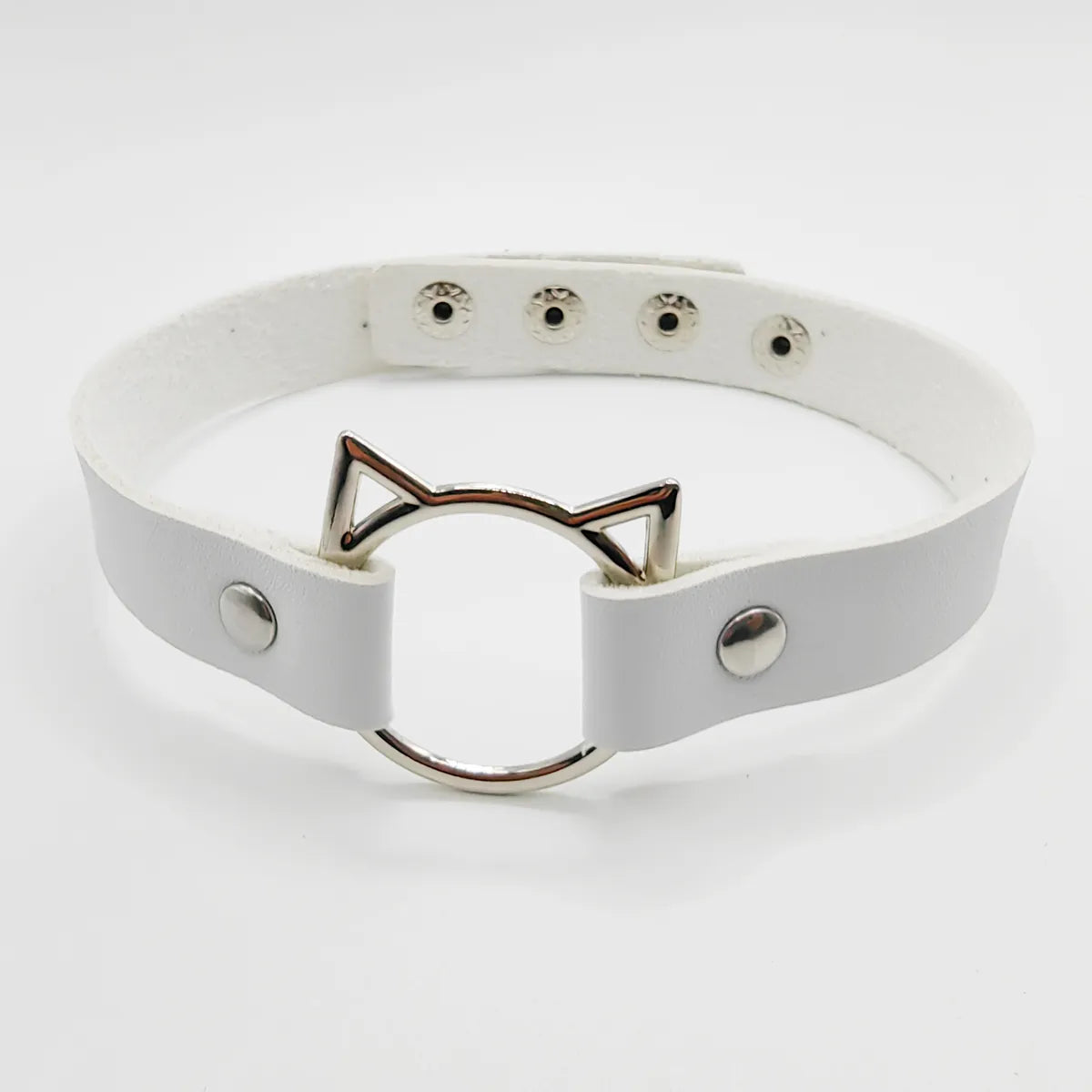 Hip-Hop Retro Punk Animal Pu Leather Women'S Choker