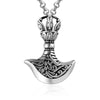 Hip-Hop Retro Punk Axe Monogram 304 Stainless Steel Polishing Men'S Pendant Necklace