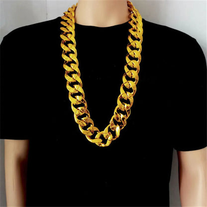 Hip-Hop Retro Punk Solid Color Plastic Men'S Necklace