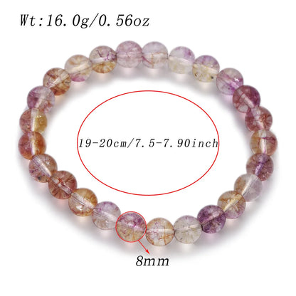 Hip-Hop Retro Round Artificial Crystal Wholesale Bracelets