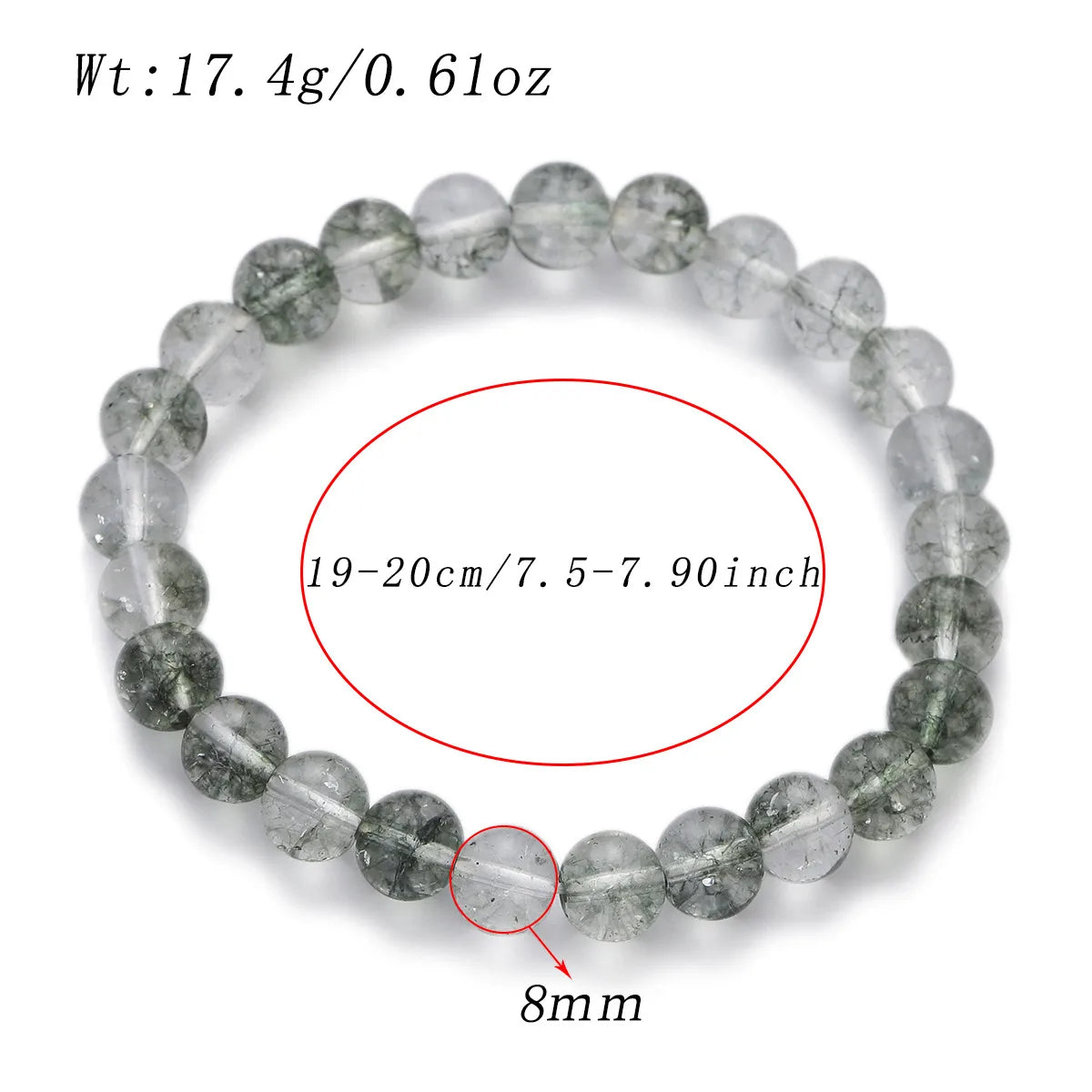 Hip-Hop Retro Round Artificial Crystal Wholesale Bracelets