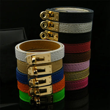 Hip-hop Retro Solid Color Alloy Wholesale Bangle