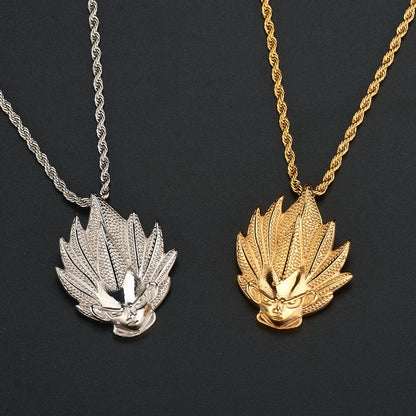 Hip-hop Retro Solid Color Stainless Steel Plating Gold Plated Pendant Necklace