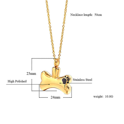 Hip-hop Retro Solid Color Titanium Steel Plating Gold Plated Pendant Necklace