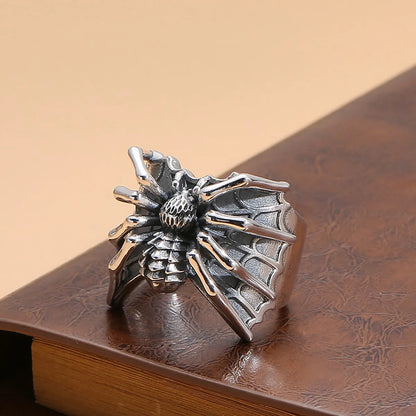 Hip-Hop Retro Spider Alloy Plating Men'S Rings