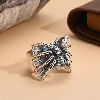 Hip-Hop Retro Spider Alloy Plating Men'S Rings