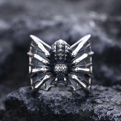 Hip-Hop Retro Spider Alloy Plating Men'S Rings