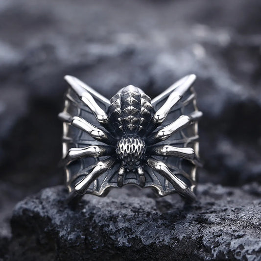 Hip-Hop Retro Spider Alloy Plating Men'S Rings