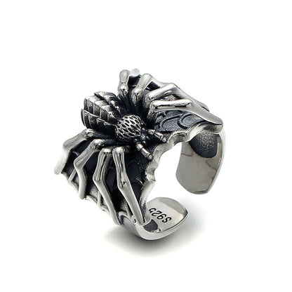 Hip-Hop Retro Spider Alloy Plating Men'S Rings