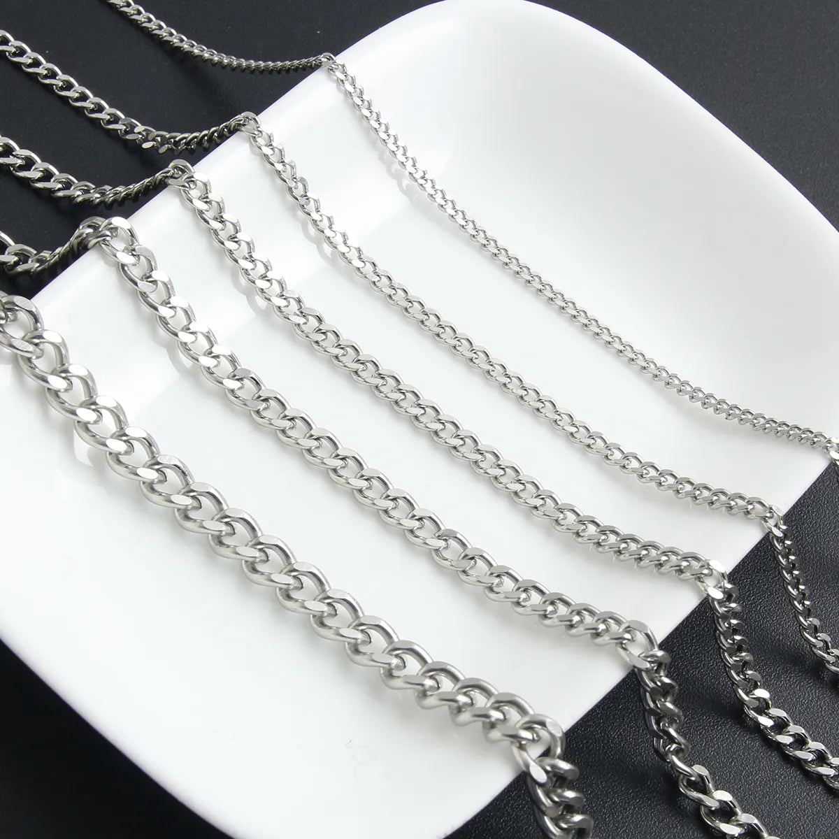 Hip-Hop Rock Geometric 304 Stainless Steel Unisex Necklace