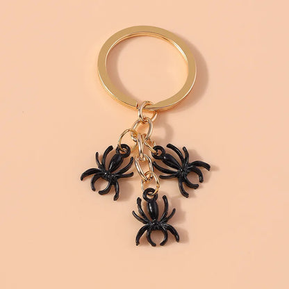 Hip-Hop Rock Punk Spider Alloy Keychain