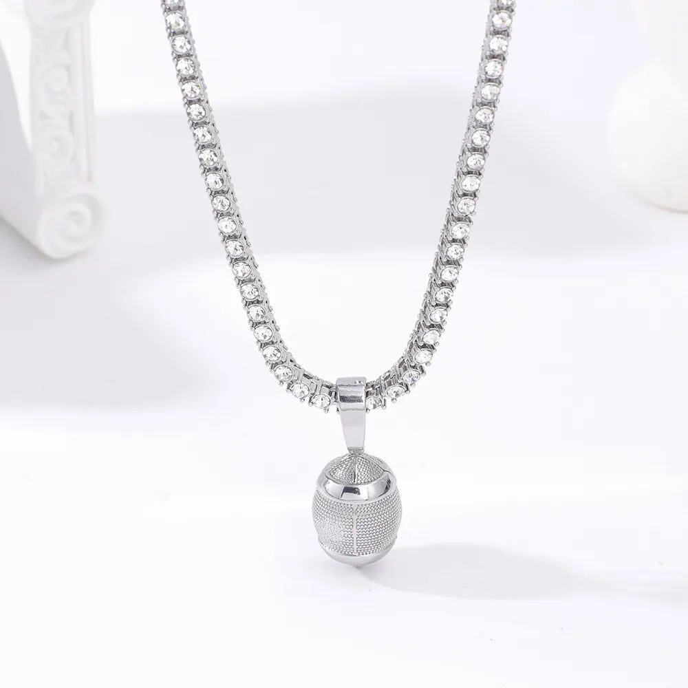 Hip-Hop Rock Rugby Alloy Wholesale Pendant Necklace