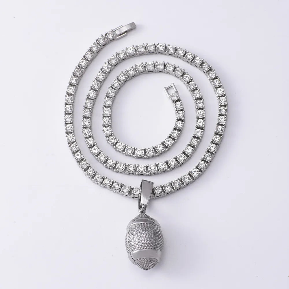 Hip-Hop Rock Rugby Alloy Wholesale Pendant Necklace