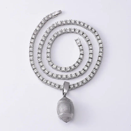 Hip-Hop Rock Rugby Alloy Wholesale Pendant Necklace