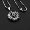 Hip-Hop Simple Style Animal Anchor Skull Alloy Titanium Steel Plating Unisex Pendant Necklace