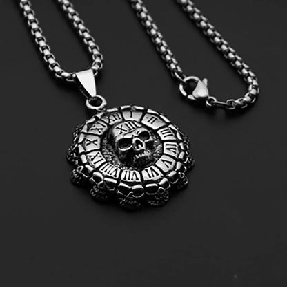 Hip-Hop Simple Style Animal Anchor Skull Alloy Titanium Steel Plating Unisex Pendant Necklace