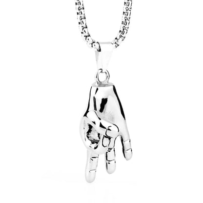 Hip-Hop Simple Style Animal Anchor Skull Alloy Titanium Steel Plating Unisex Pendant Necklace