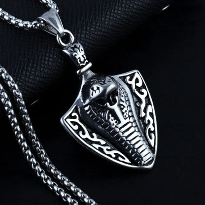 Hip-Hop Simple Style Animal Anchor Skull Alloy Titanium Steel Plating Unisex Pendant Necklace