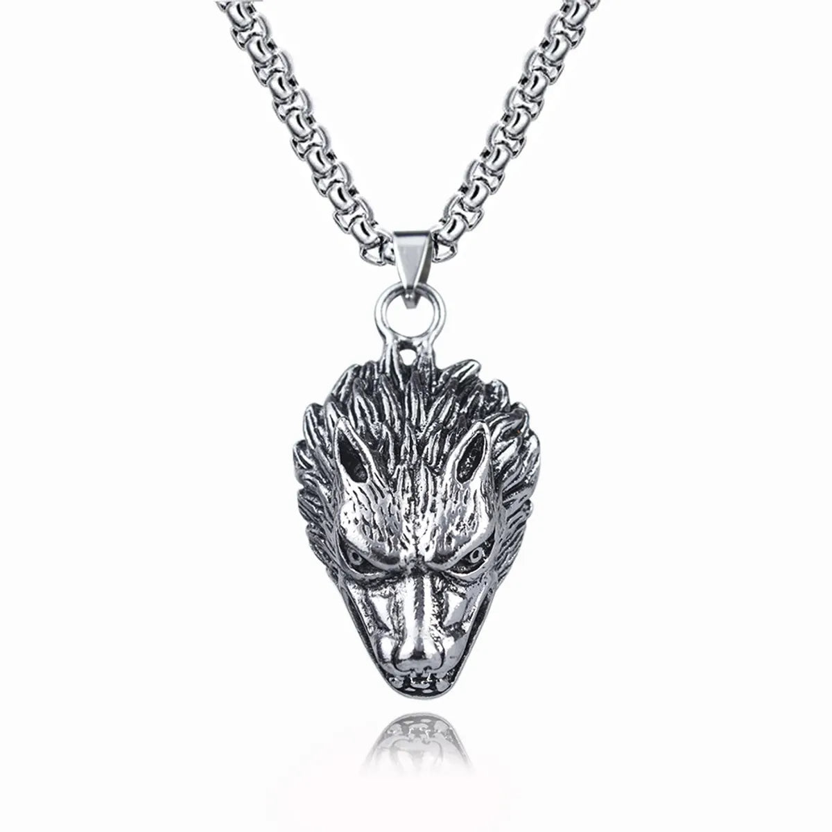 Hip-Hop Simple Style Animal Anchor Skull Alloy Titanium Steel Plating Unisex Pendant Necklace