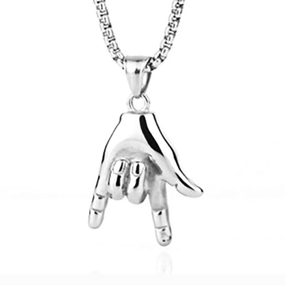 Hip-Hop Simple Style Animal Anchor Skull Alloy Titanium Steel Plating Unisex Pendant Necklace