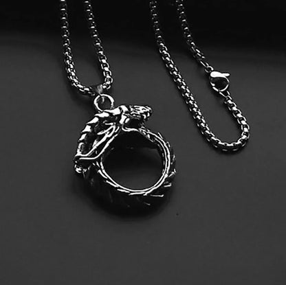 Hip-Hop Simple Style Animal Anchor Skull Alloy Titanium Steel Plating Unisex Pendant Necklace