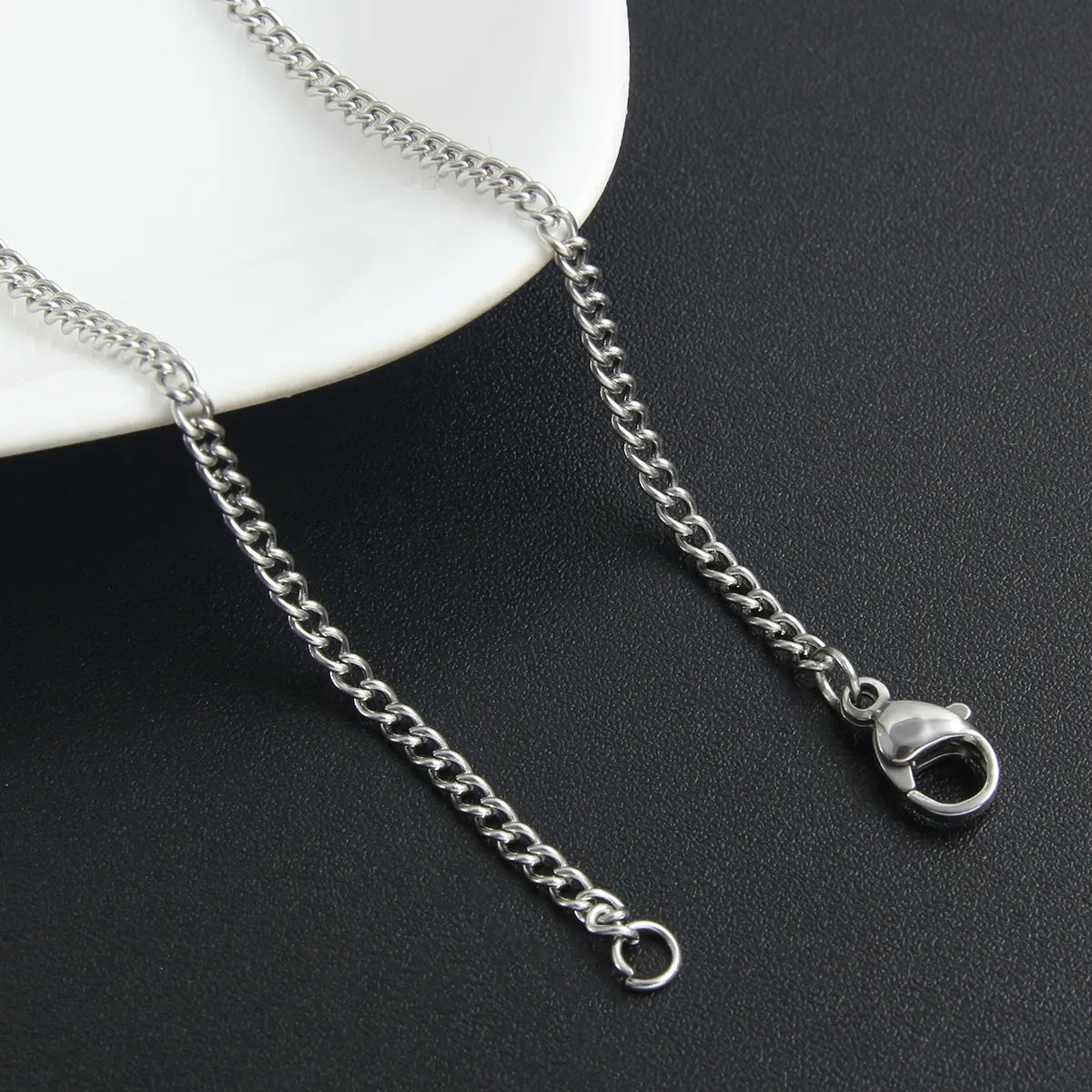 Hip-Hop Simple Style Geometric 304 Stainless Steel Unisex Necklace