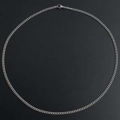 Hip-Hop Simple Style Geometric 304 Stainless Steel Unisex Necklace