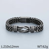 Hip-Hop Simple Style Knot 304 Stainless Steel 18K Gold Plated Men'S Bracelets