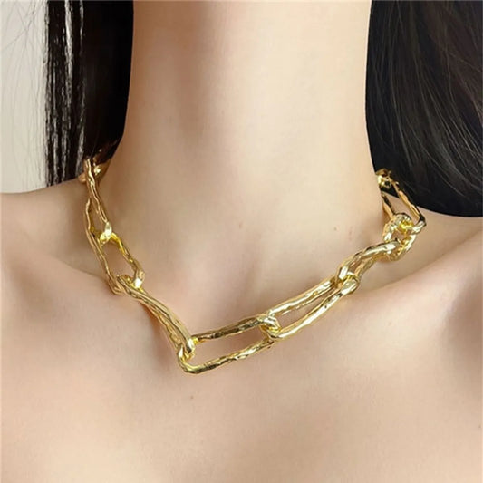 Hip-Hop Solid Color Alloy Unisex Choker