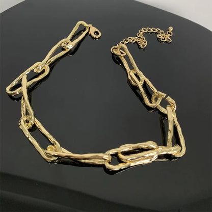 Hip-Hop Solid Color Alloy Unisex Choker