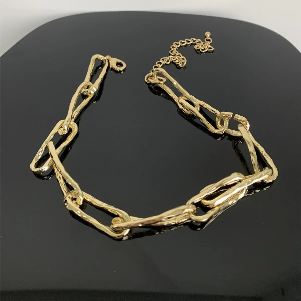 Hip-Hop Solid Color Alloy Unisex Choker