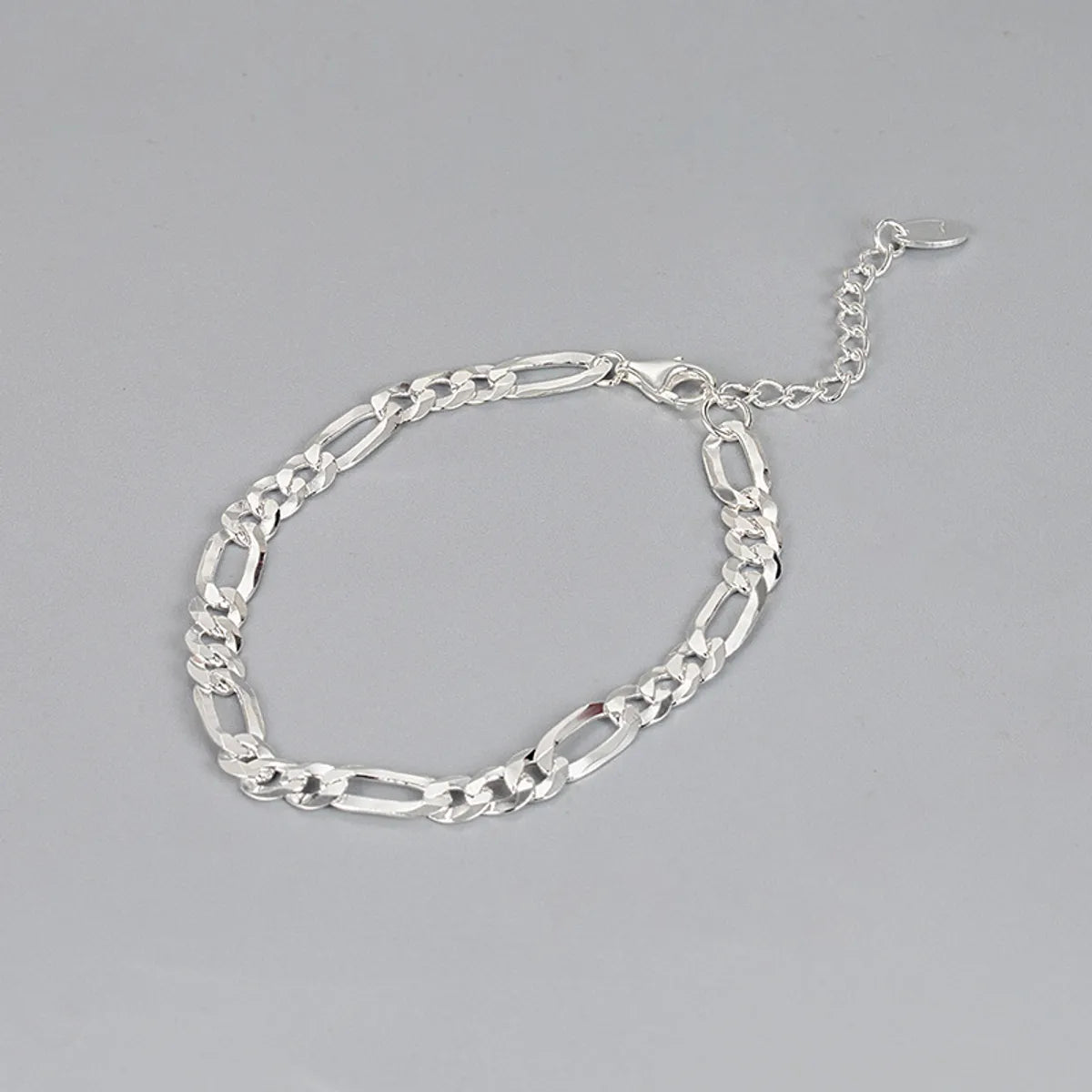 Hip-hop Solid Color Silver Plating Bracelets 1 Piece