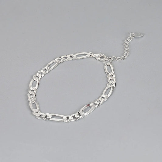 Hip-hop Solid Color Silver Plating Bracelets 1 Piece