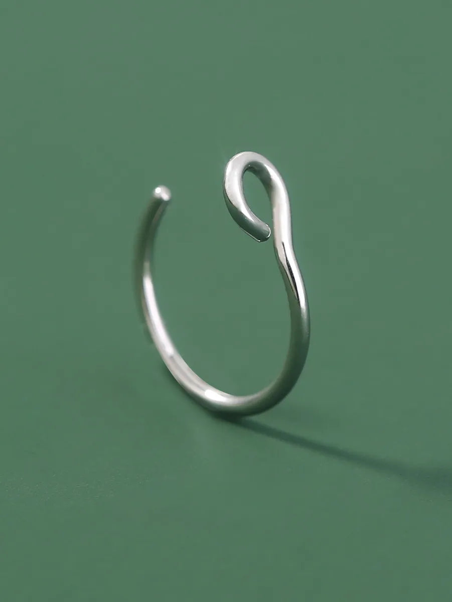 Hip-hop Solid Color Stainless Steel Nose Ring