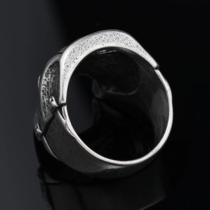 Hip-Hop Streetwear Geometric 304 Stainless Steel Men'S Rings