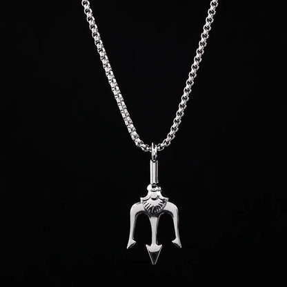 Hip-Hop Streetwear Scissors Cross Alloy Enamel Men'S Pendant Necklace