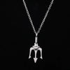 Hip-Hop Streetwear Scissors Cross Alloy Enamel Men'S Pendant Necklace