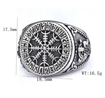 Hip-Hop Streetwear Snowflake 304 Stainless Steel Men'S Rings