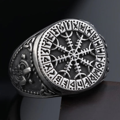 Hip-Hop Streetwear Snowflake 304 Stainless Steel Men'S Rings