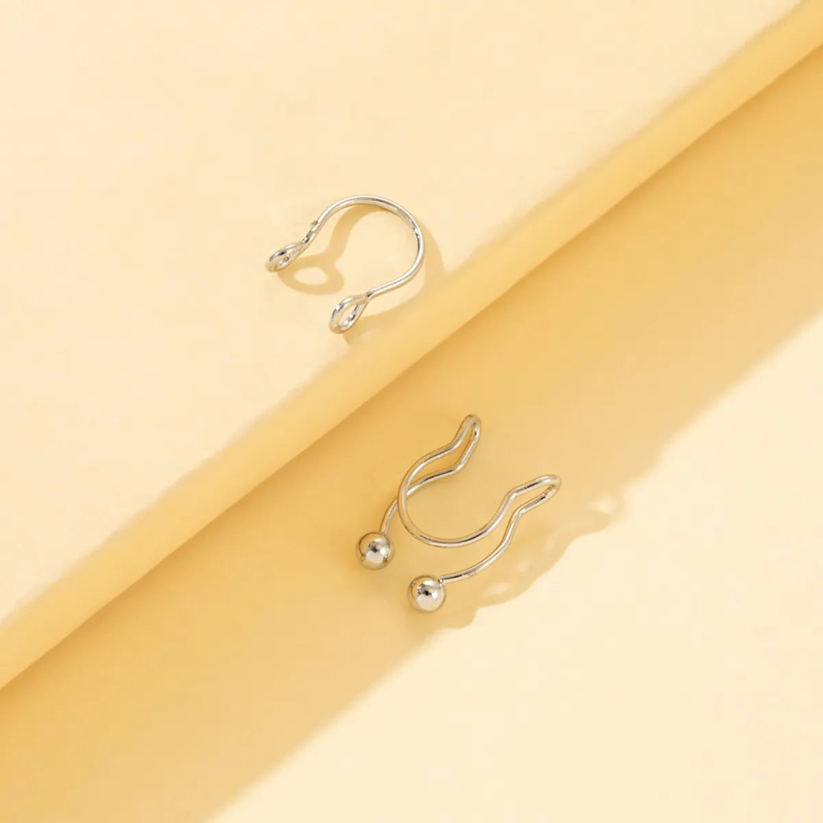 Hip-hop U Shape Alloy Plating Nose Ring