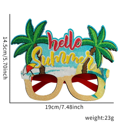 Hip-Hop Vacation Simple Style Letter Coconut Tree Fruit Plastic Felt Cloth Club Daily