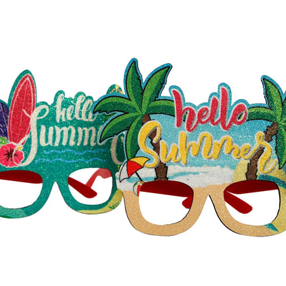 Hip-Hop Vacation Simple Style Letter Coconut Tree Fruit Plastic Felt Cloth Club Daily