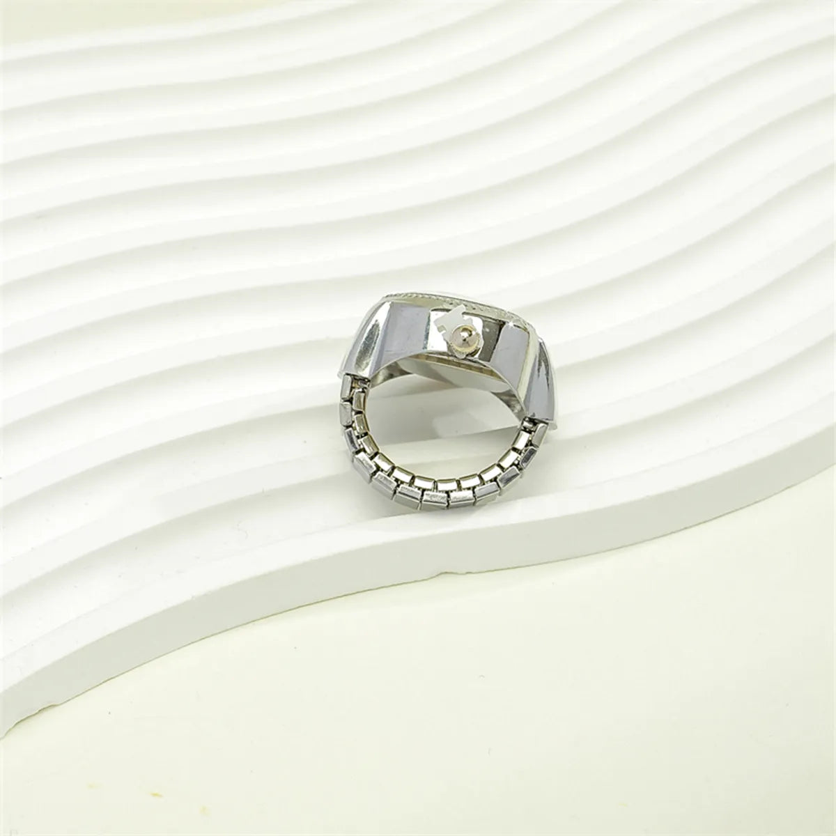 Hip-Hop Vintage Style Vacation Heart Shape Alloy Unisex Rings