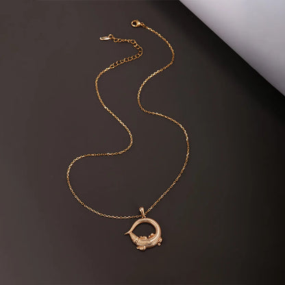 Hip-hop Xuping Crocodile Alloy Copper Alloy Plating Women's Pendant Necklace