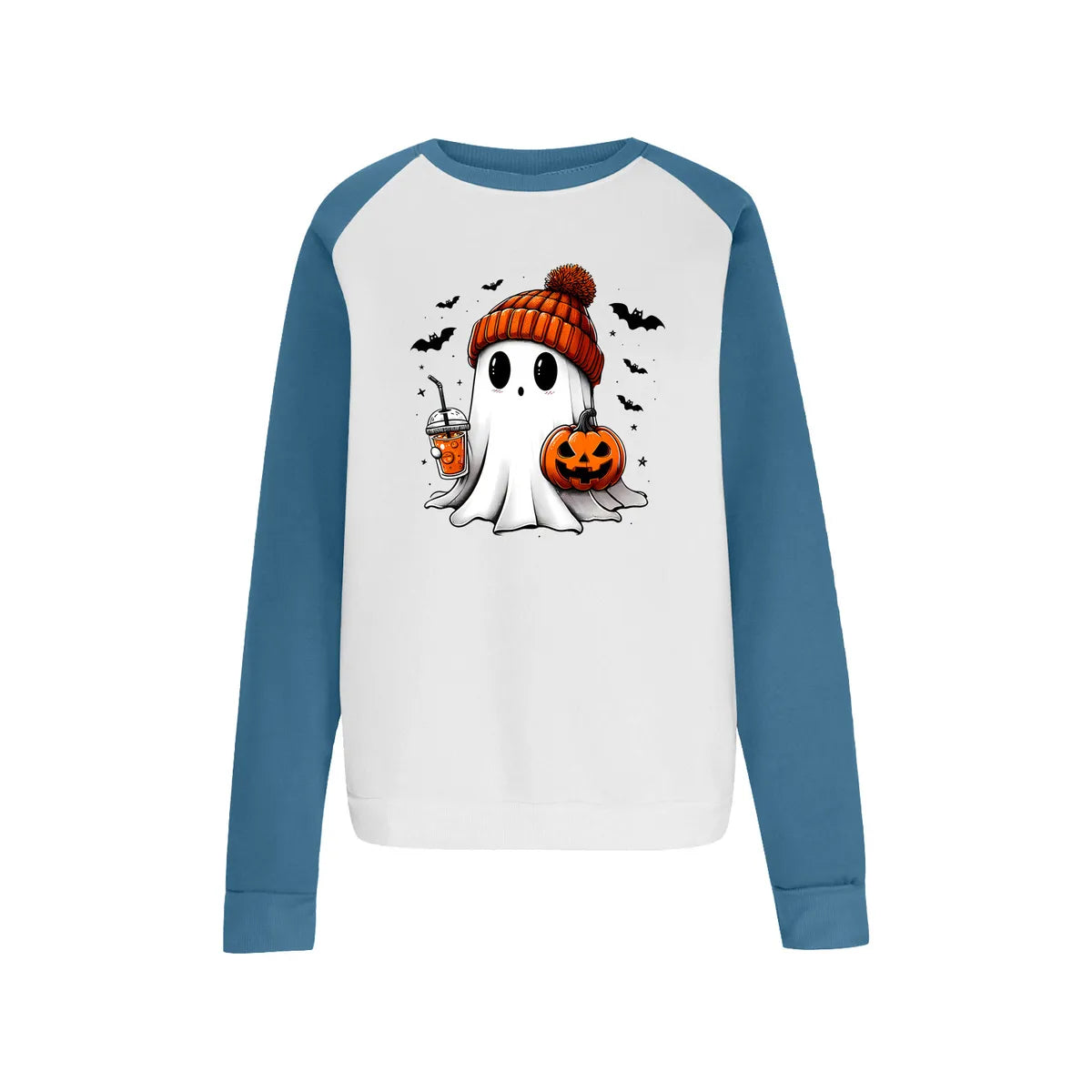 Hoodies & Sweatshirts Long Sleeve Printing Streetwear Pumpkin Ghost