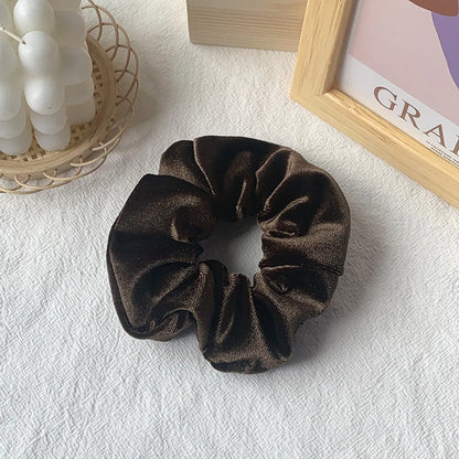 Hot Hair Ring 46 Color Gold Velvet Large Intestine Hair Ring Head Flower Hair Scrunchies