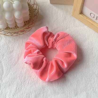 Hot Hair Ring 46 Color Gold Velvet Large Intestine Hair Ring Head Flower Hair Scrunchies