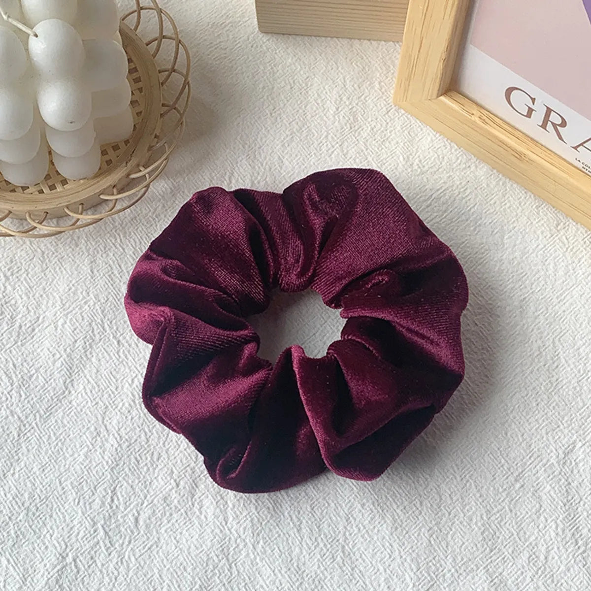 Hot Hair Ring 46 Color Gold Velvet Large Intestine Hair Ring Head Flower Hair Scrunchies