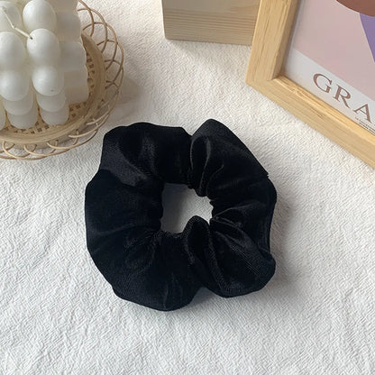 Hot Hair Ring 46 Color Gold Velvet Large Intestine Hair Ring Head Flower Hair Scrunchies